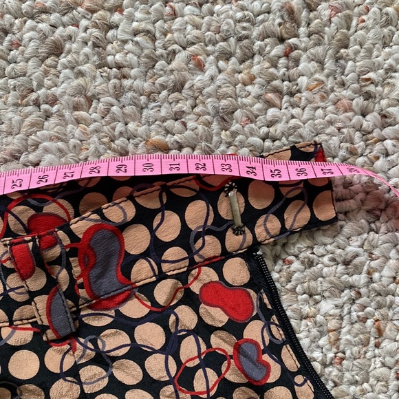 Flared Mini Skirt 100% Silk - Picture 4 of 4